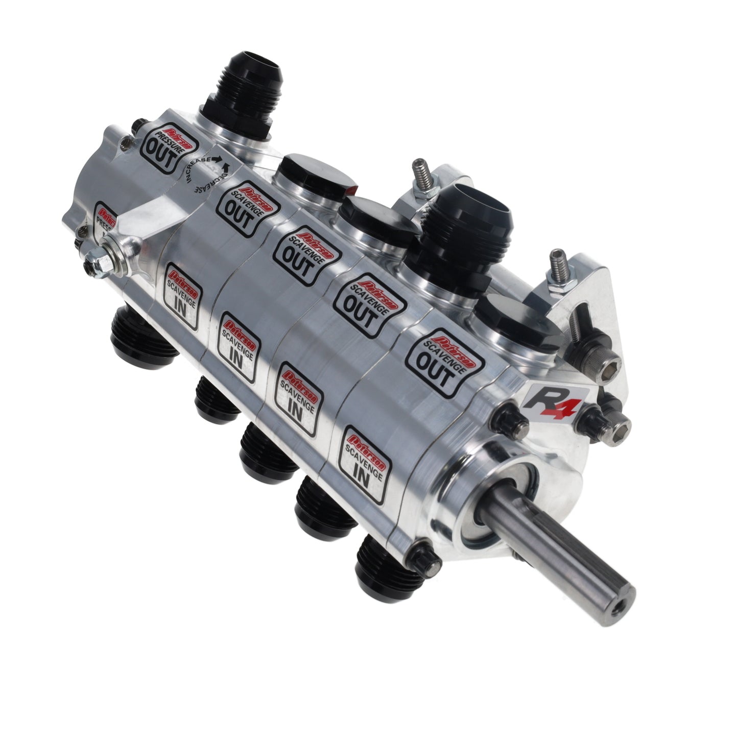 Bell Housing Dry Sump Oil Pump 5 Stage 1.2 Pressure And 1.2 Scavenge Stages