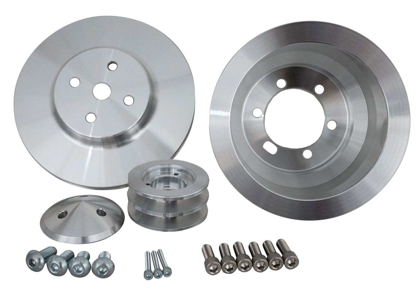 Big Block Chrysler High Flow V-Belt Pulley Kit (4V)