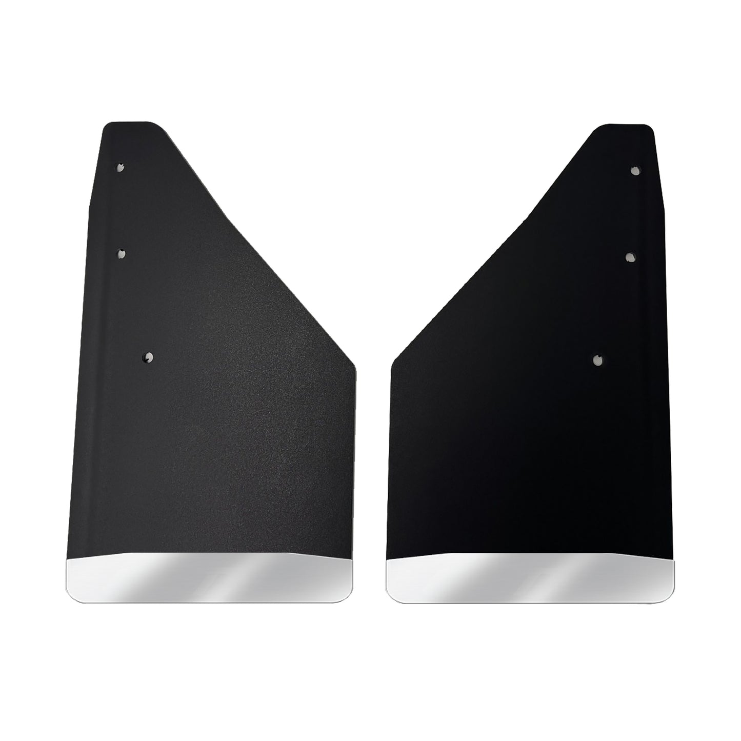 No Drill Specific Design Front Mud Flaps For The 2019+ Ram 1500 Pickup With Stainless Steel Weights Pre-Installed - 12"W X 20.5"H