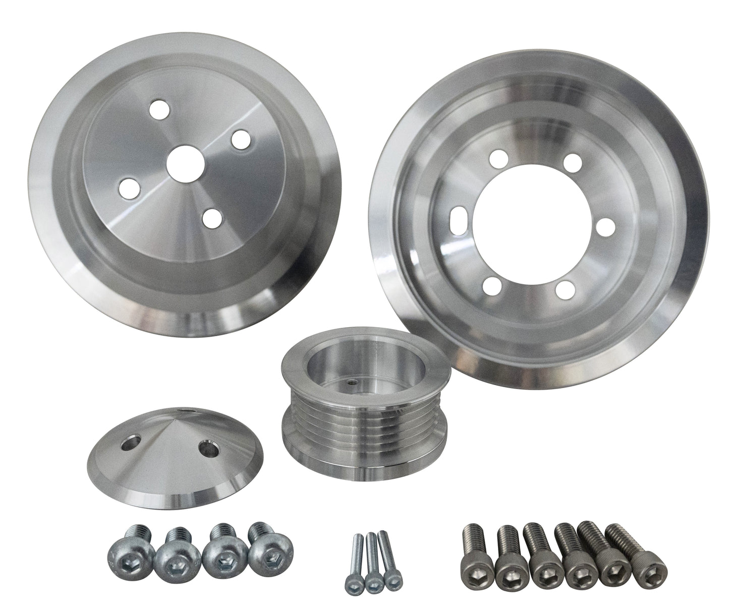 Small Block Chrysler Serpentine Pulley Kit For Fluid Dampers (1V)