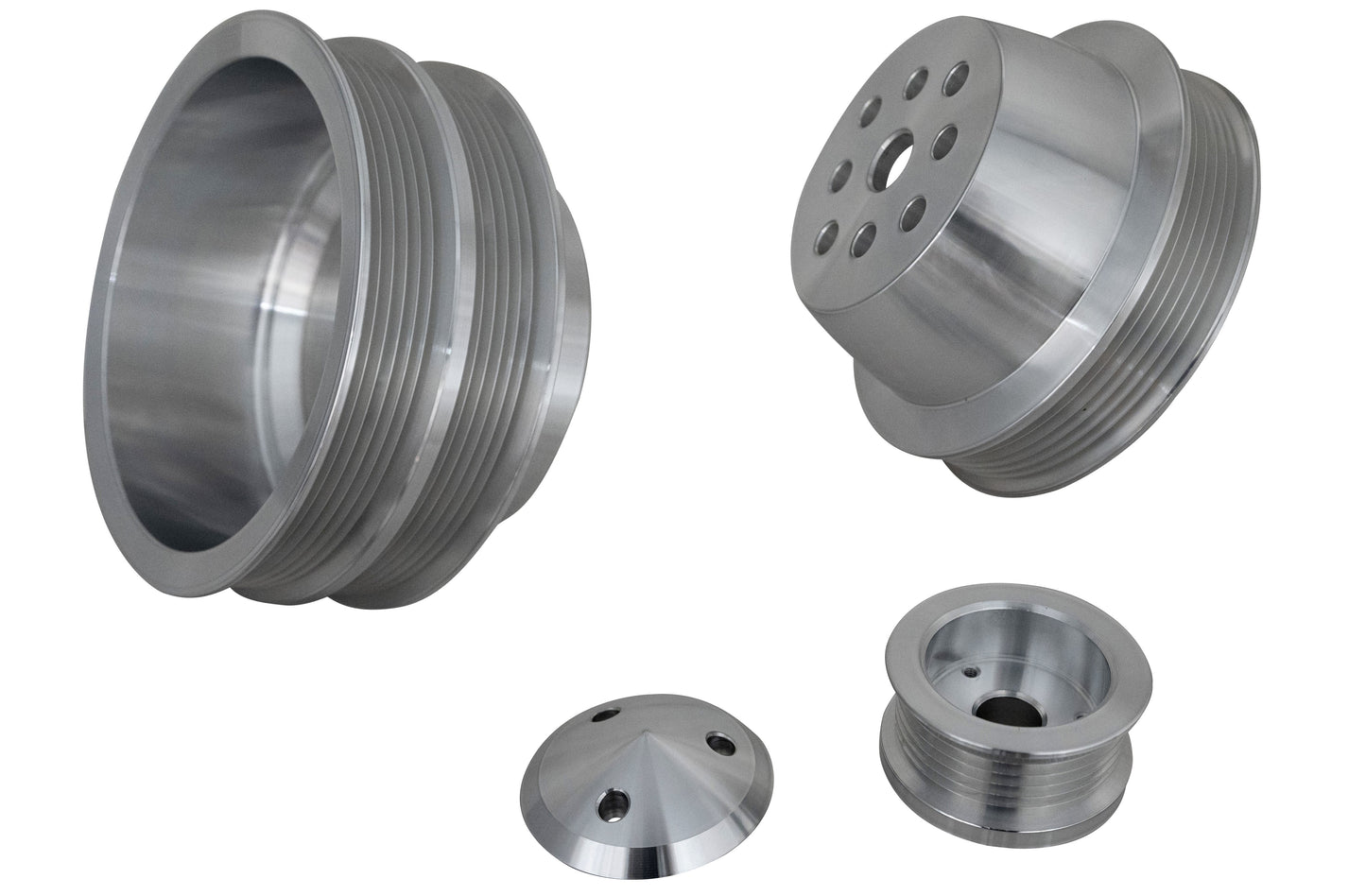 Big Block Chrysler Serpentine Pulley Kit For Fluid Damper (2V)