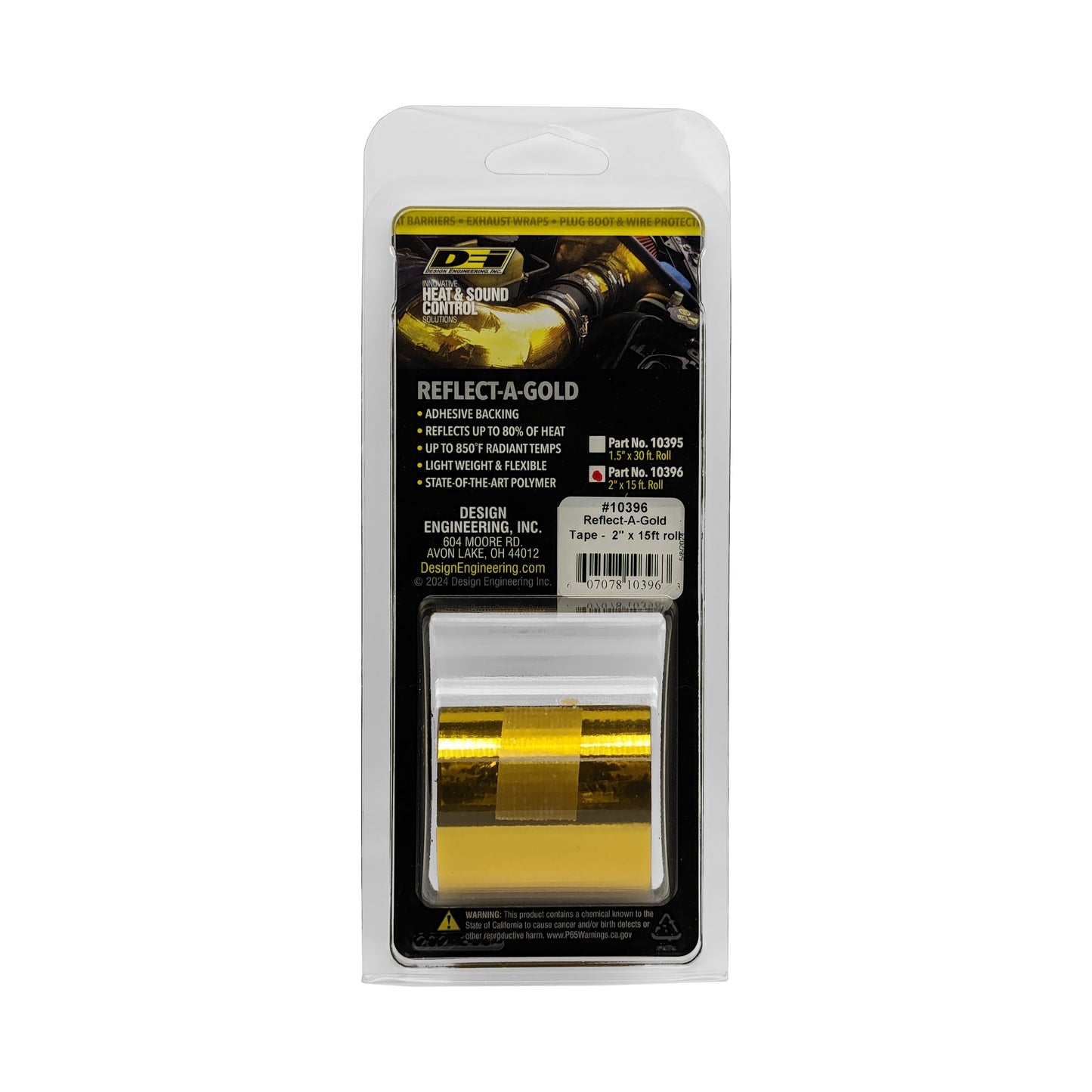 DEI 10396 Reflect-A-GOLD Heat Reflective Tape 2" X 15' 010396