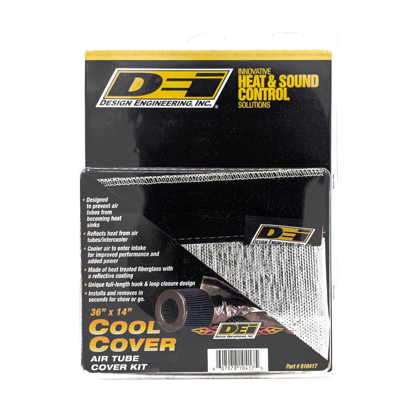 DEI 10417 Cool Cover Air Tube Cover Kit 010417