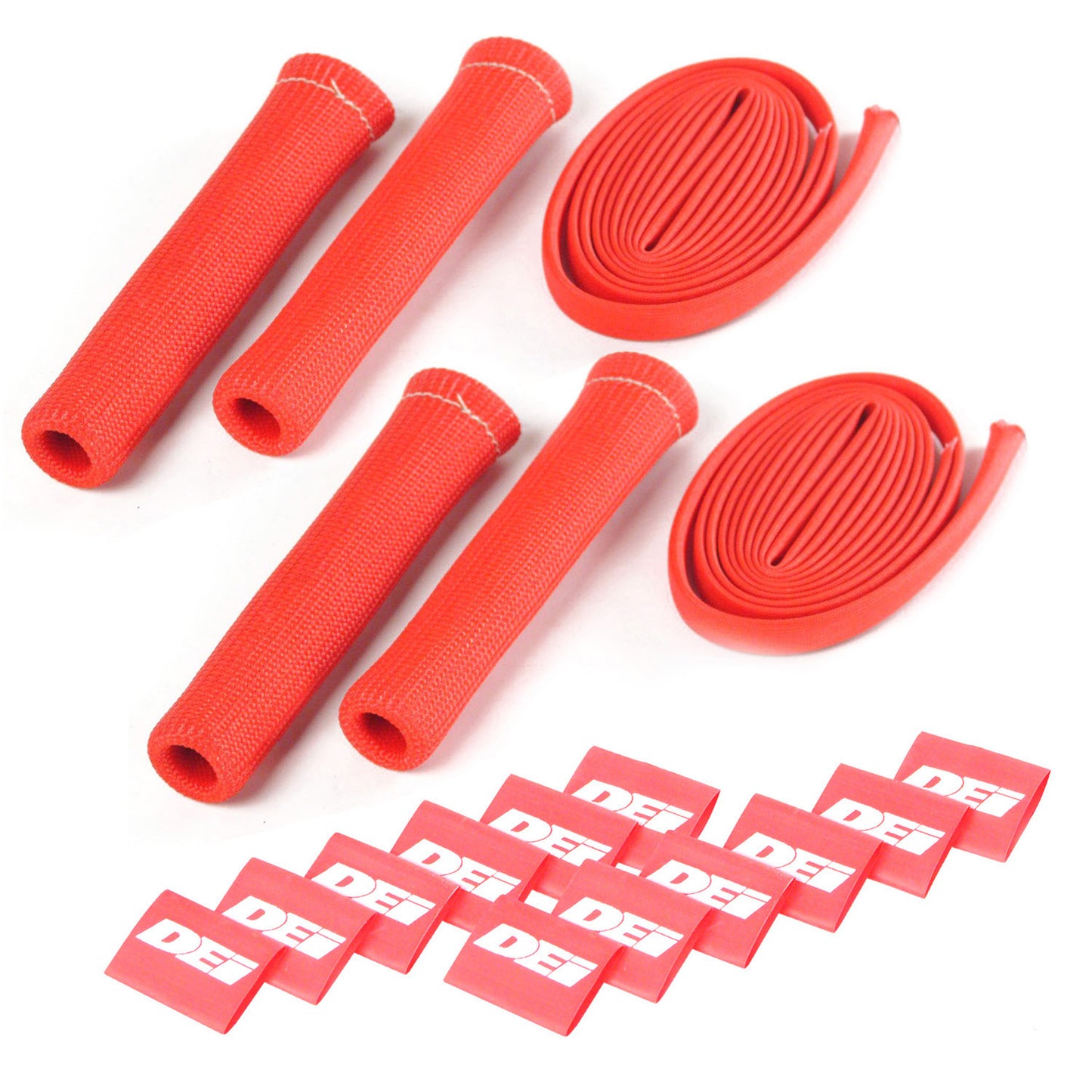 DEI 10586 Protect-A-Boot And Wire Kit Red 4 Cylinder 010586