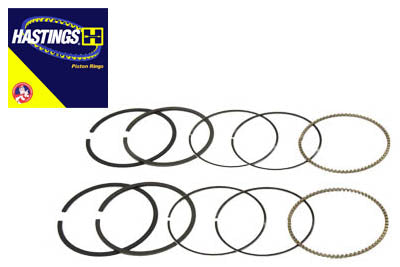 74 inch Moly Piston Ring Set .070 Oversize - 2M6482070