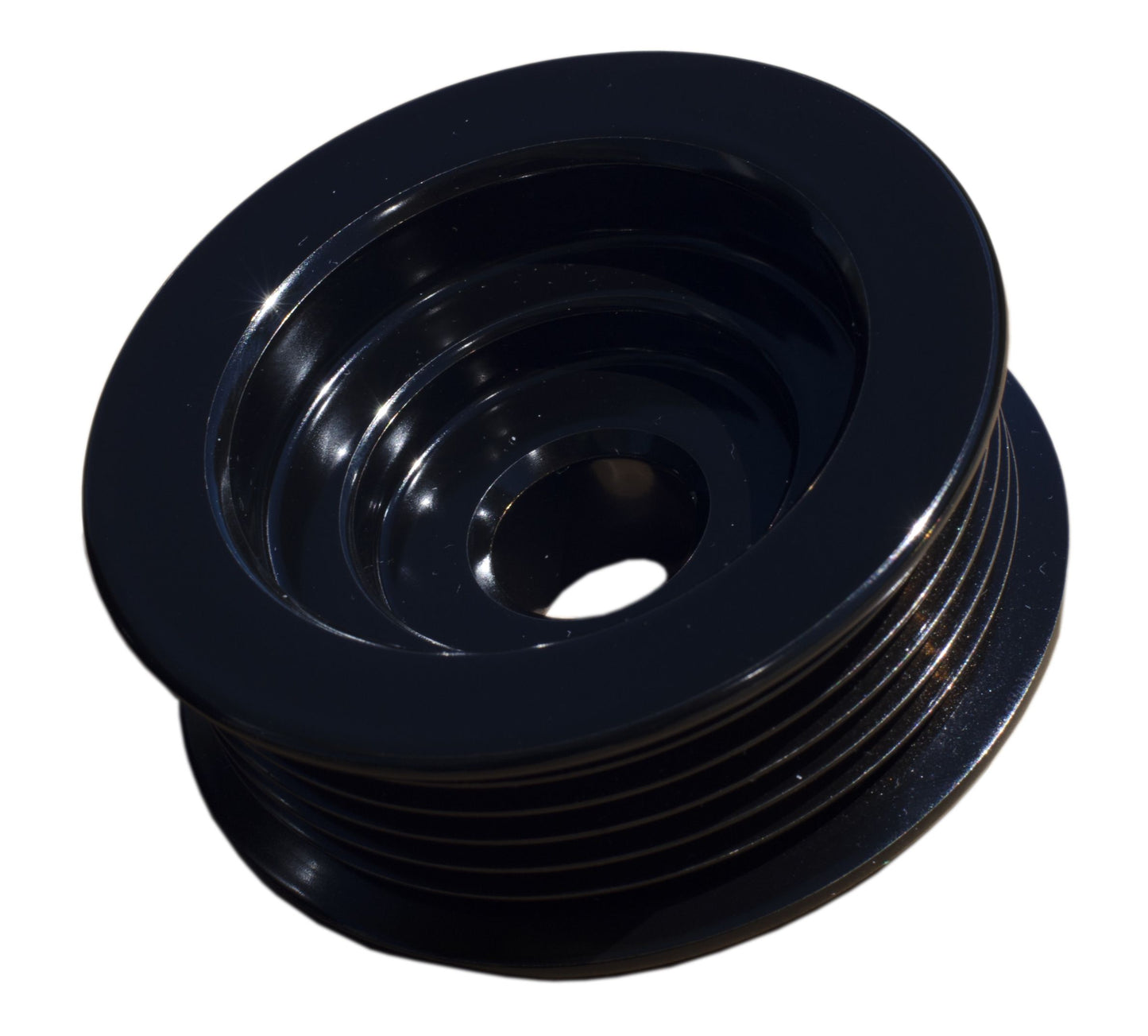 Universal Steel Alternator Pulley - Black