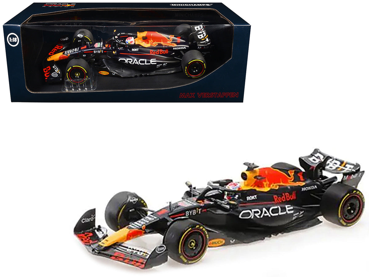 Red Bull Racing RB19 #1 Max Verstappen "Oracle" Winner F1 Formula One "Italian GP" (2023) with Driver Limited Edition to 160 pieces Worldwide 1/18 Diecast Model Car by Minichamps free shipping USA