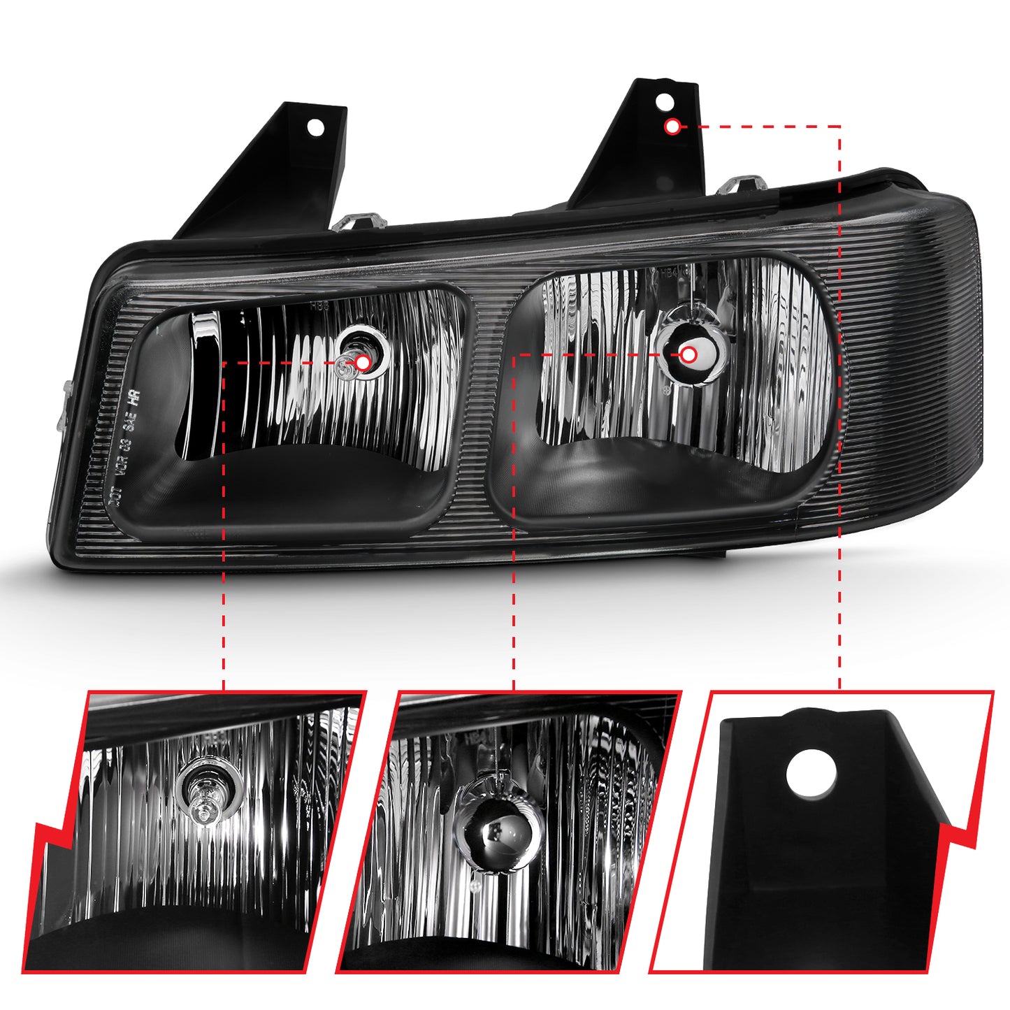 ANZO USA - Crystal Headlights - 111474