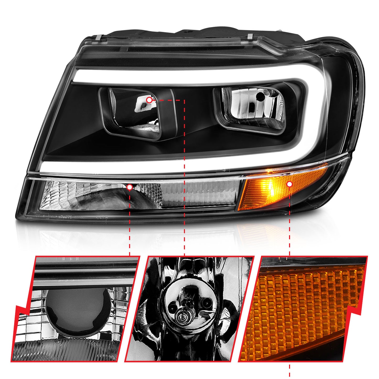 ANZO USA - Crystal Headlight - 111537