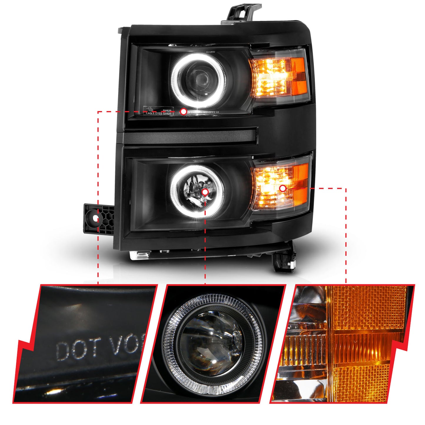 ANZO USA - Projector Headlight - 111583