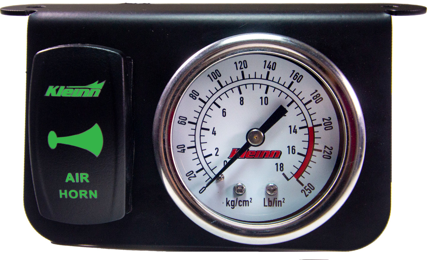 Kleinn Air Horns - 1303G - Panel Gauge W/ Rocker Horn Button