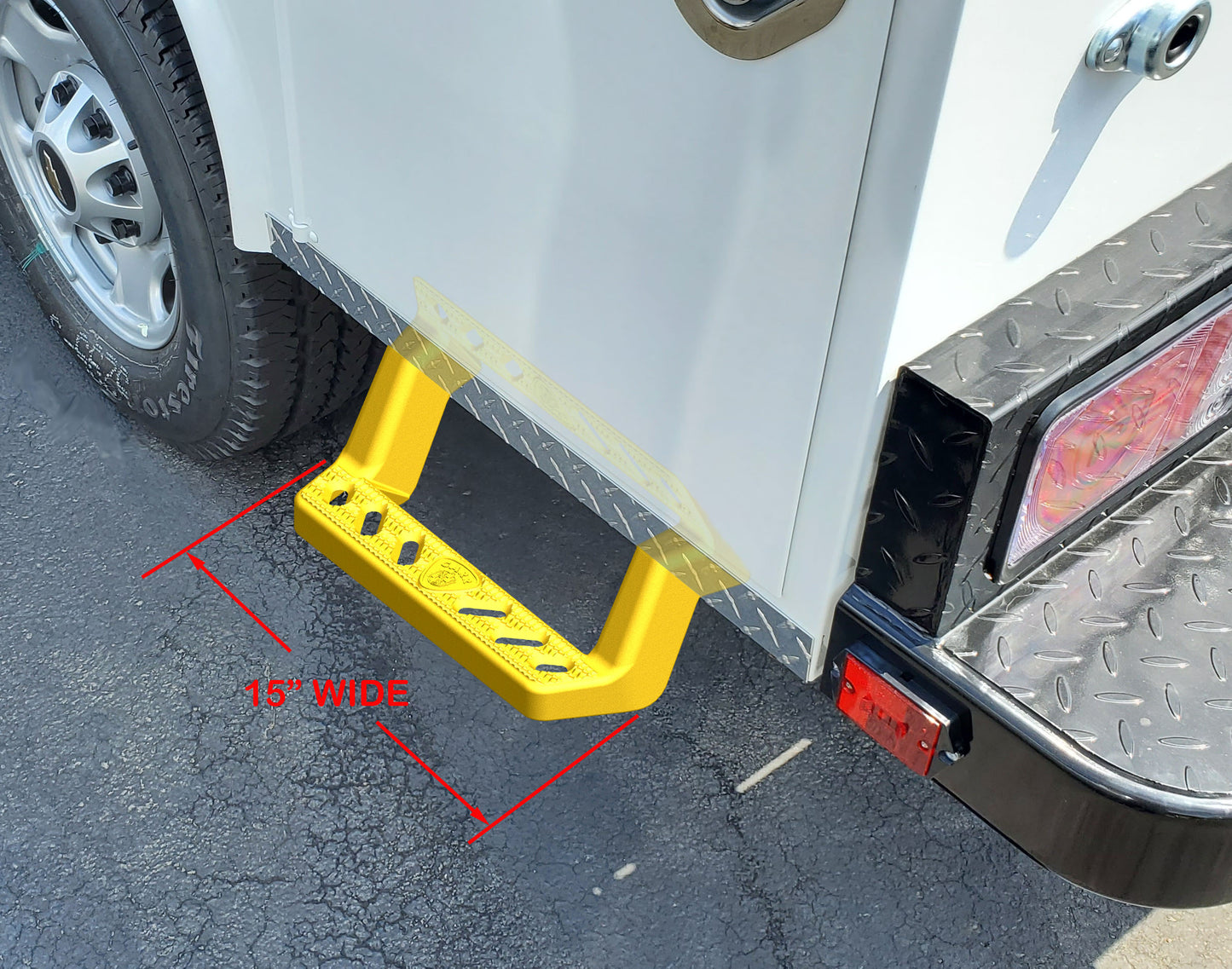 Carr - 150102-1 - Underbody Access Step - XM3 Polished - Single