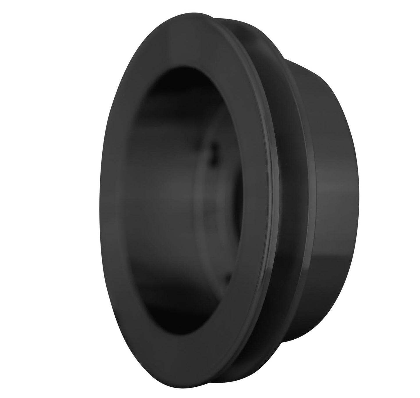 CRANK PULLEY SMALL BLOCK FORD 1V - Black (4 Bolt - Fluidampr)
