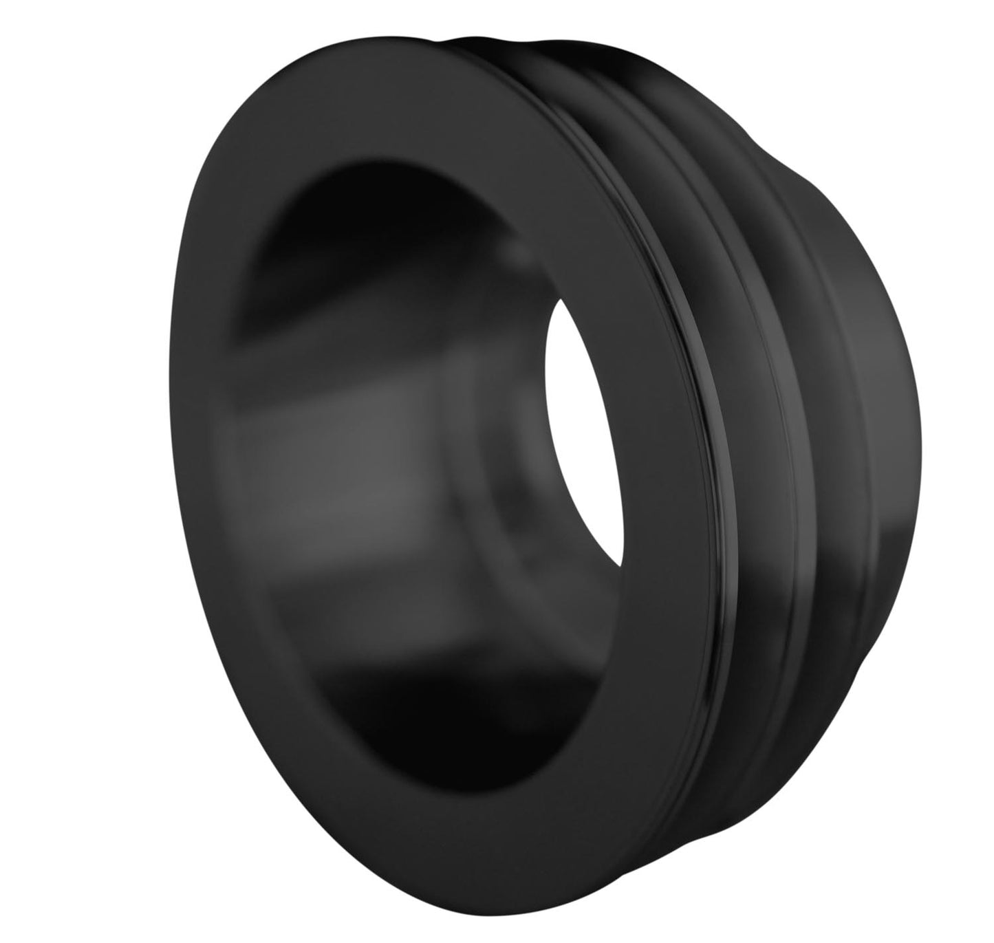 CRANK PULLEY SMALL BLOCK FORD 2V - Black (4 Bolt - Fluidampr)