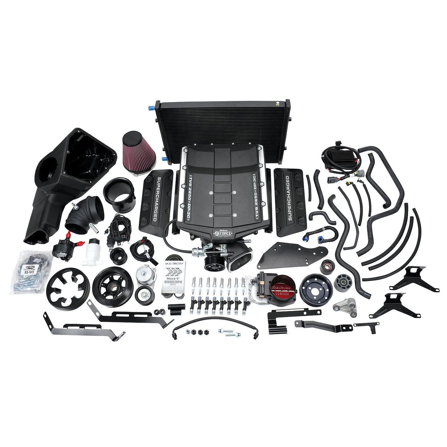 Edelbrock Stg 2 Complete Supercharger #153880 18-21 Ford Mustang 5.0L W/O Tune