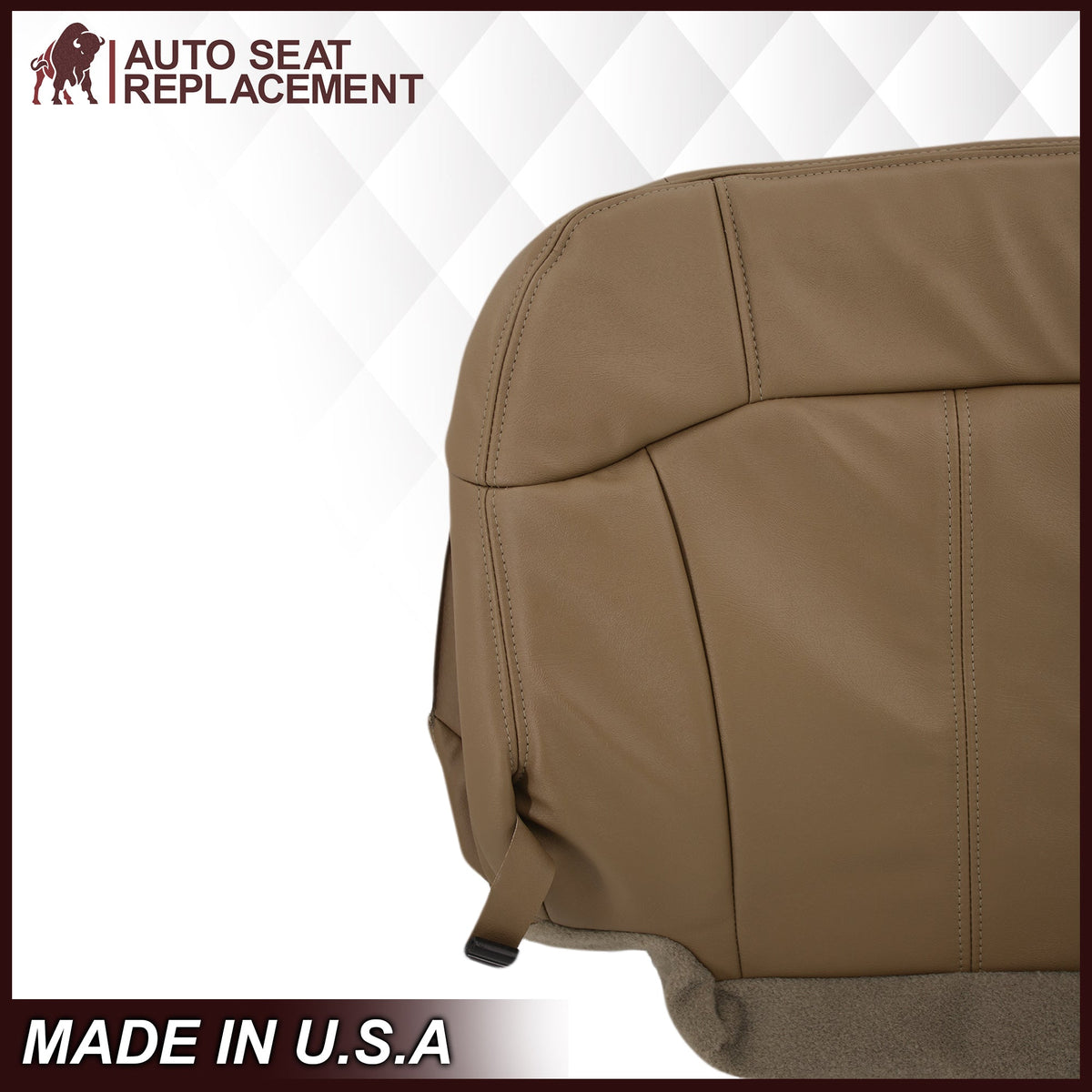 1999-2002 GMC Sierra SLT Seat Cover in Medium Dark Oak Tan (trim code 672 or 67i)
