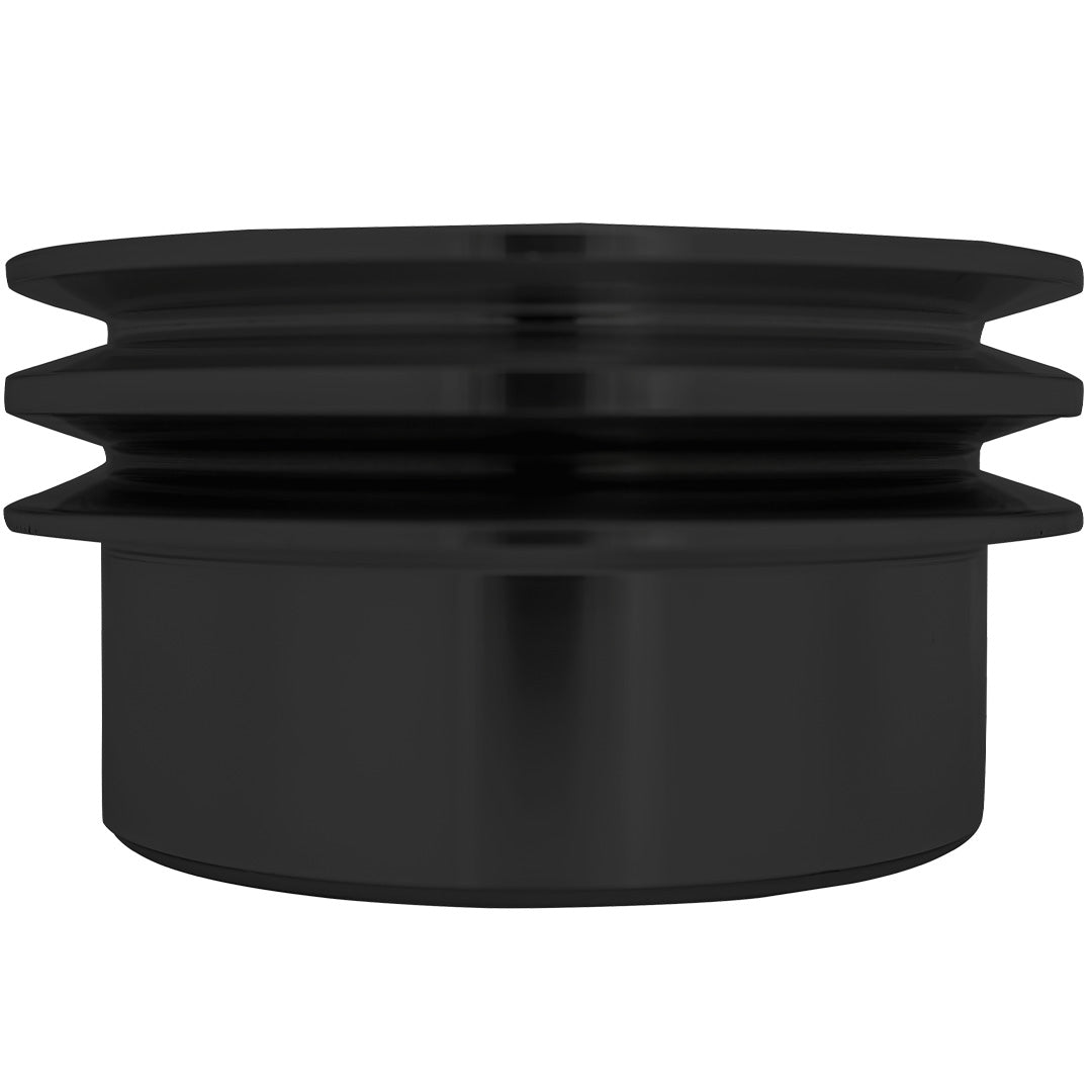 Small Block Ford V-Belt Crankshaft Pulley - Black (2V) 3 Bolt - Early