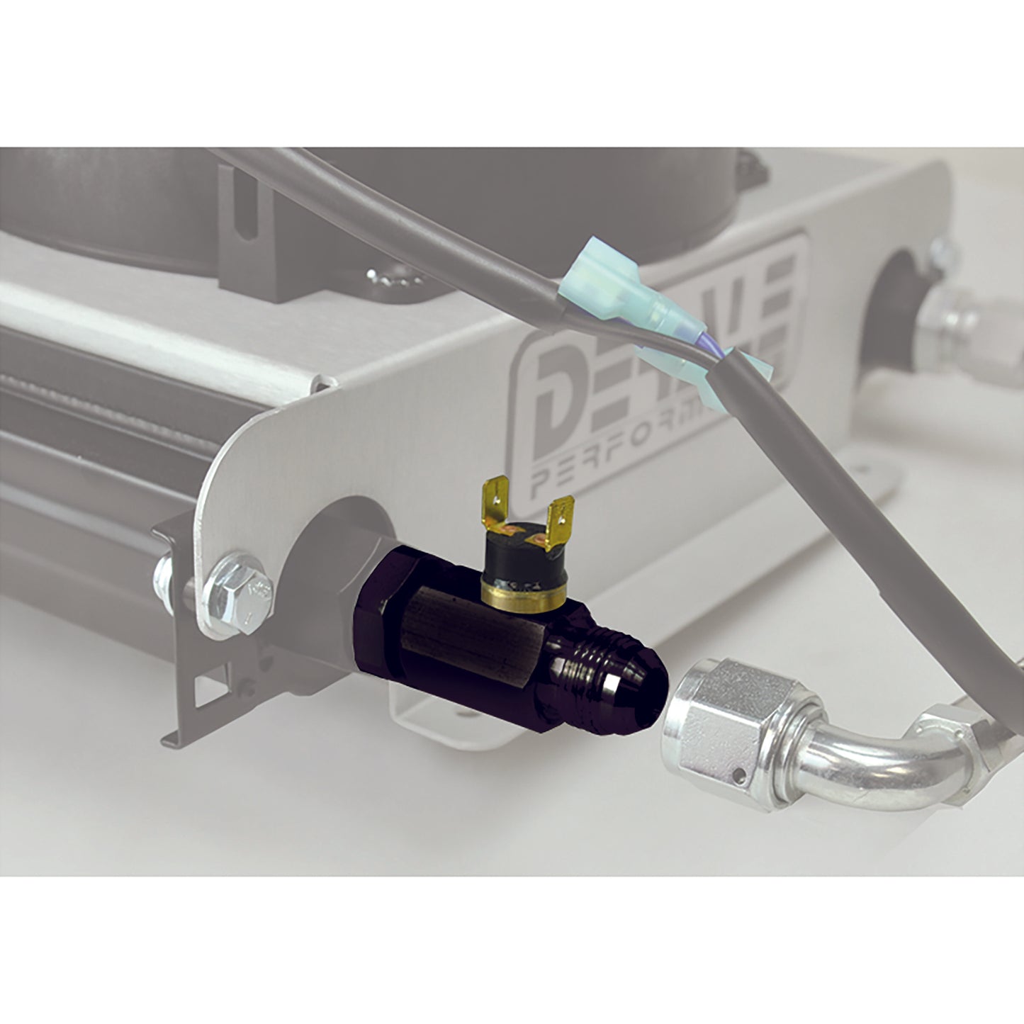 180°F In-Line Remote Cooler Fan Control Thermostat -8AN