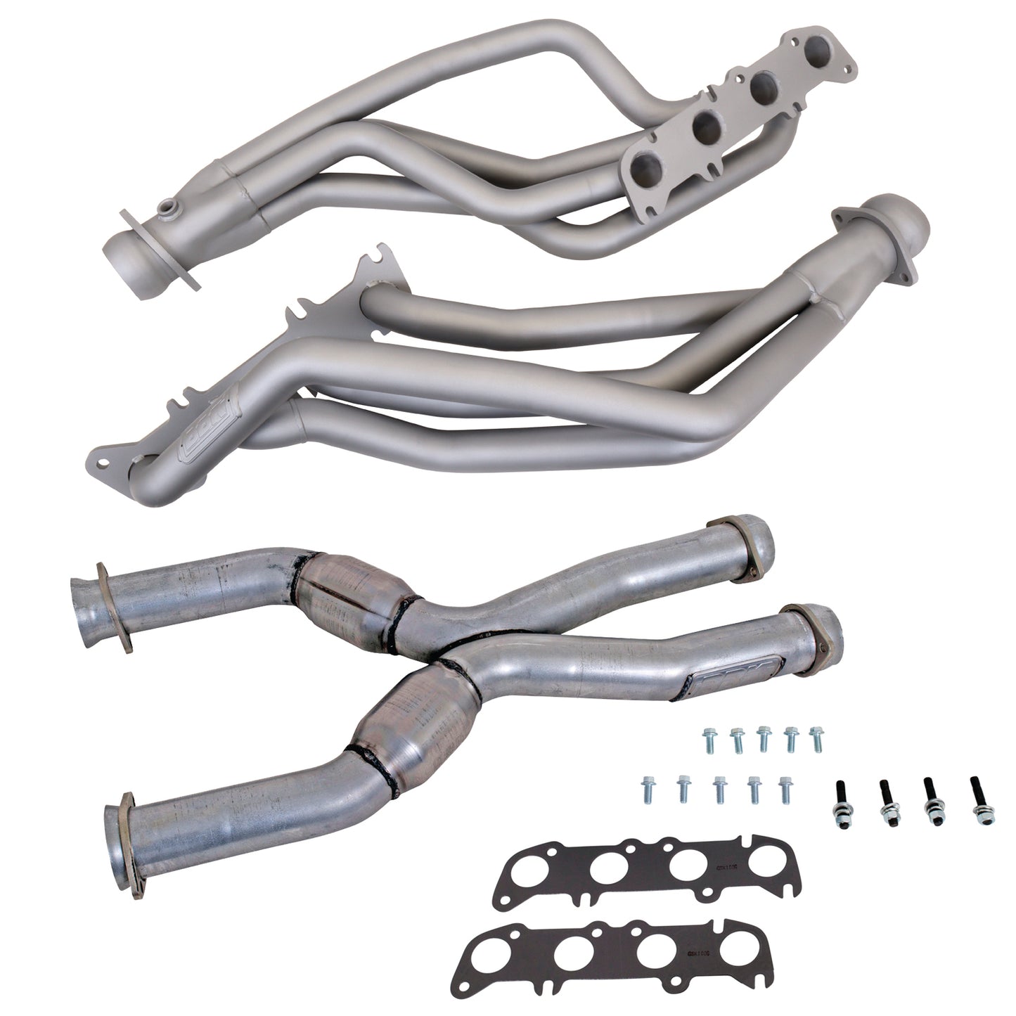 86-04 MUSTANG COYOTE SWAP 1-3/4" LONG TUBE HEADERS PLUS MID PIPE (TITANIUM)