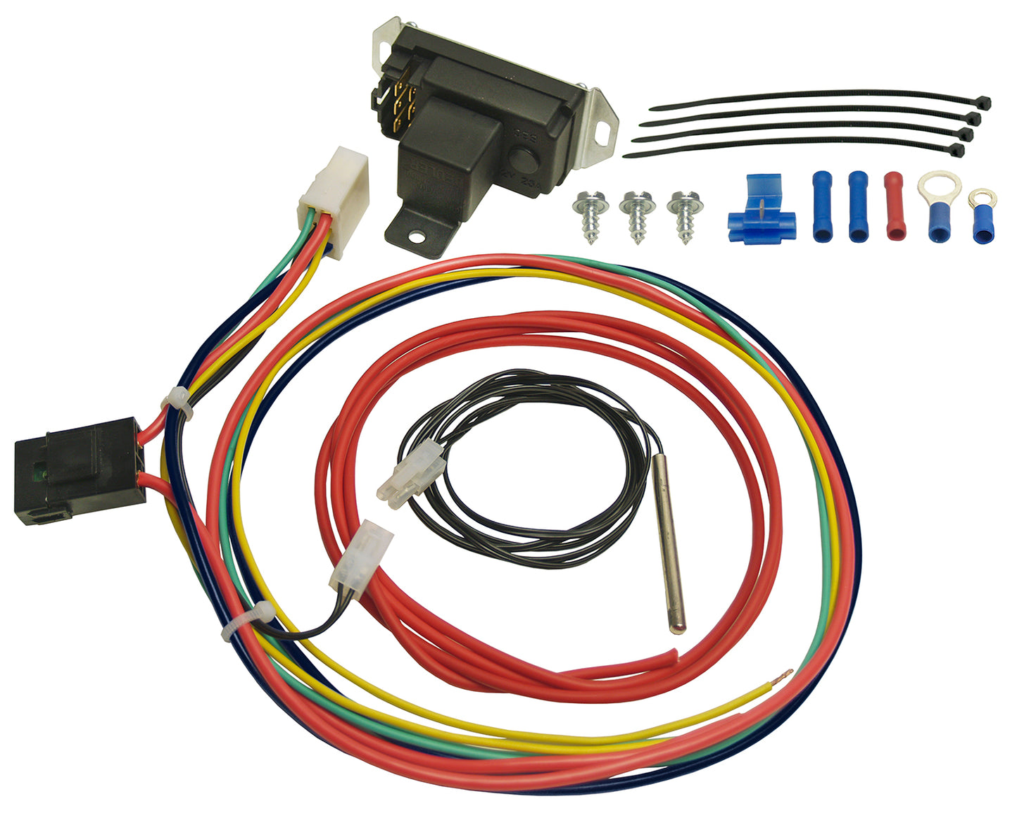 Adjustable Electric Fan Controller Push In Radiator Probe