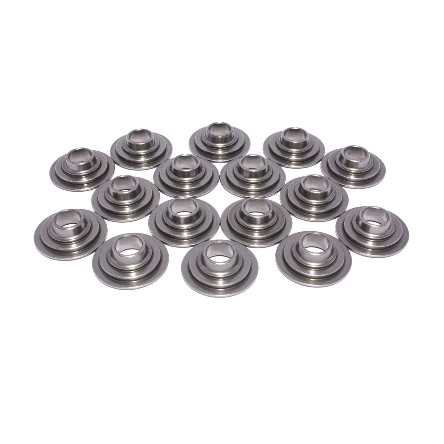 10 Tool Steel Retainer Set Of 16 All Valves W/ 1.437"-1.500" O.D. Springs