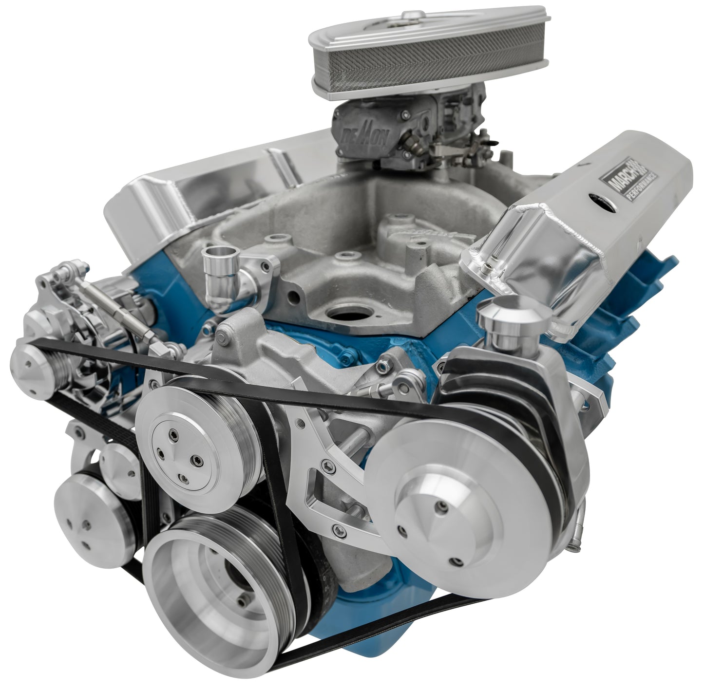 Ford FE Serpentine System - PS & AC