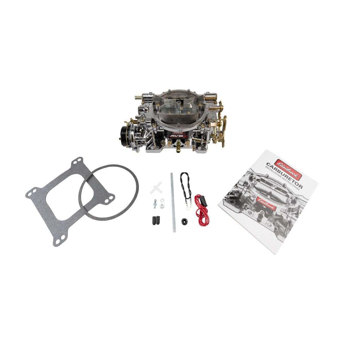 AVS2 Carburetor #1906-CP 650 CFM W/ Electric Choke Chrome Plasma Finish