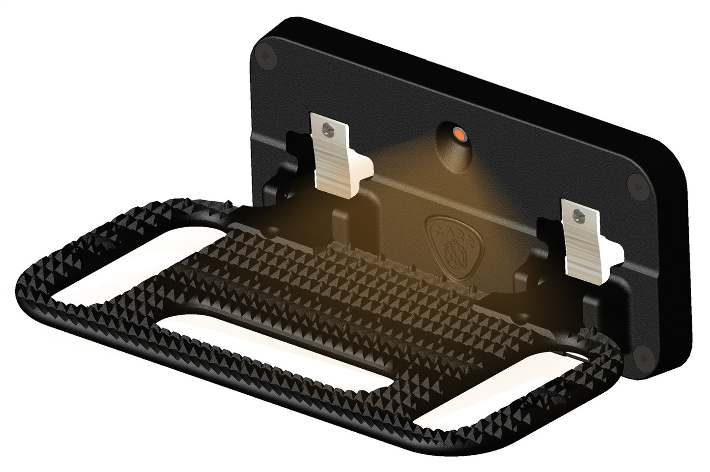 CARR - 193001 - HD Mega Step; Flat Mount; LED Step Surface; XP3 Black; Single