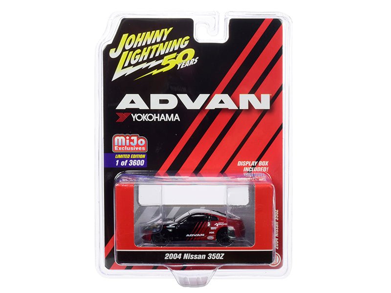 2004 Nissan 350Z ADVAN Yokohama "Johnny Lightning 50th Anniversary" Limited Edition to 3600 pieces Worldwide 1/64 Diecast Model Car by Johnny Lightning free shipping USA