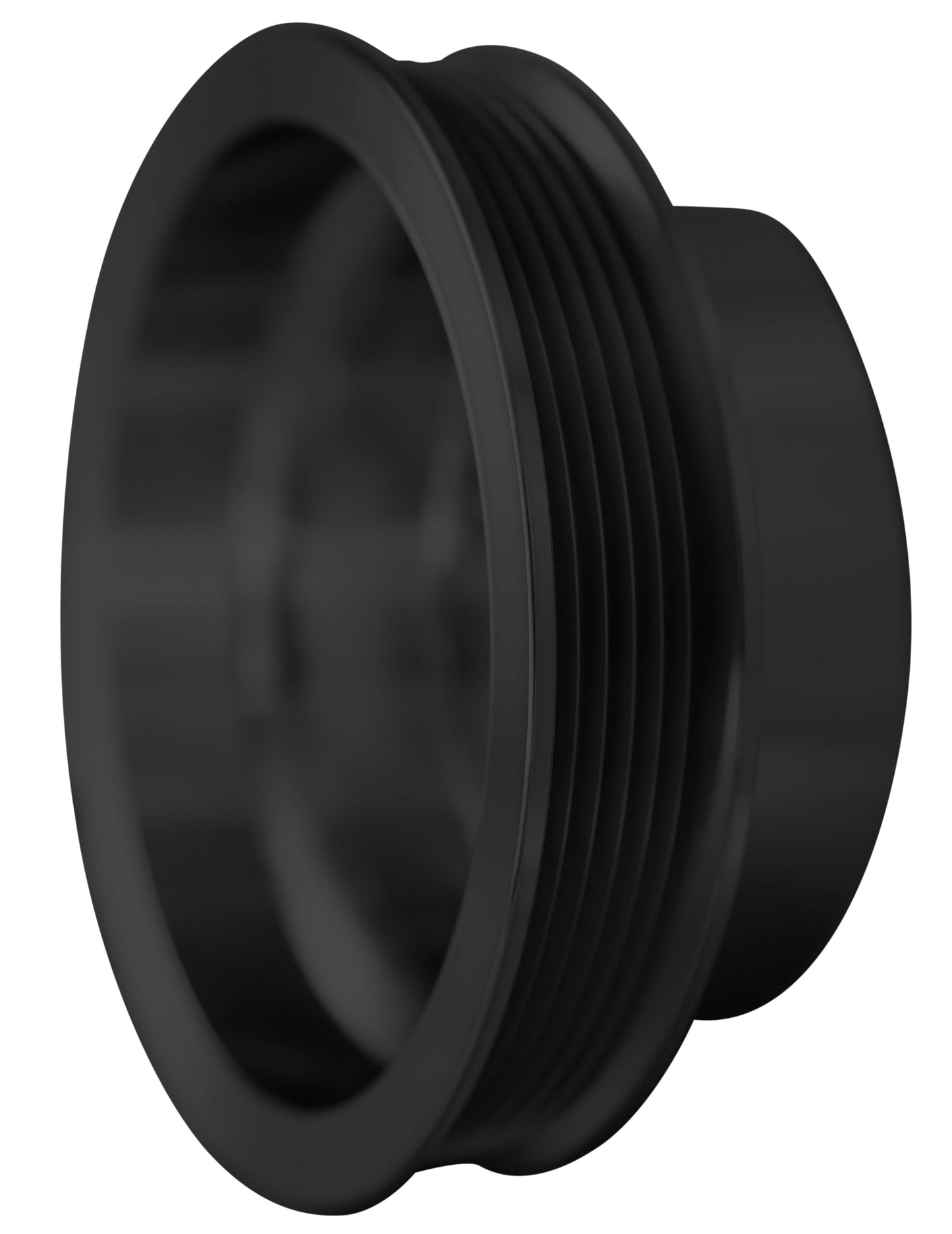 Small Block Ford Serpentine Crankshaft Pulley - Black