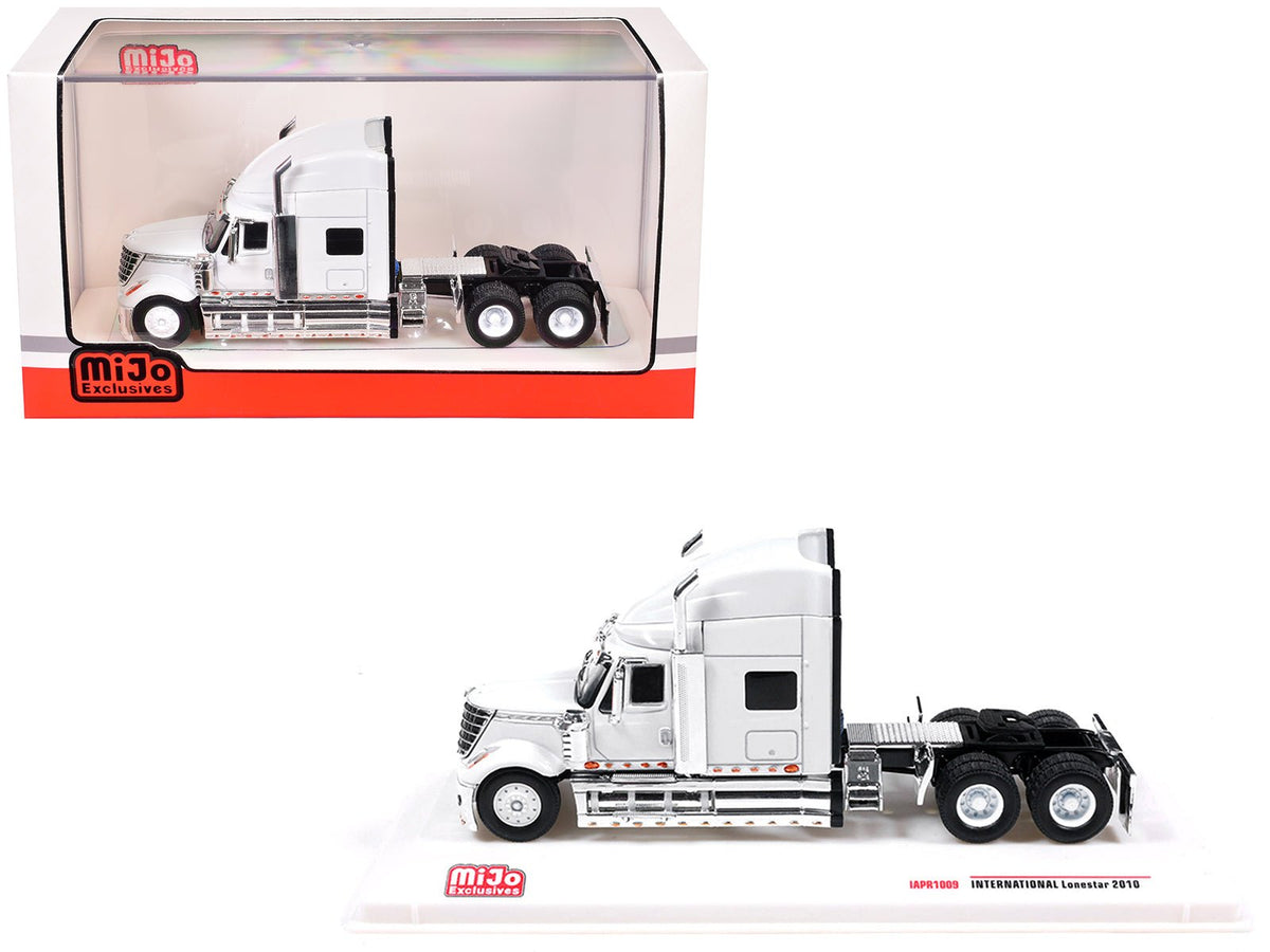 2010 International Lonestar Truck Tractor White 1/64 Diecast Model by IXO Models free shipping USA