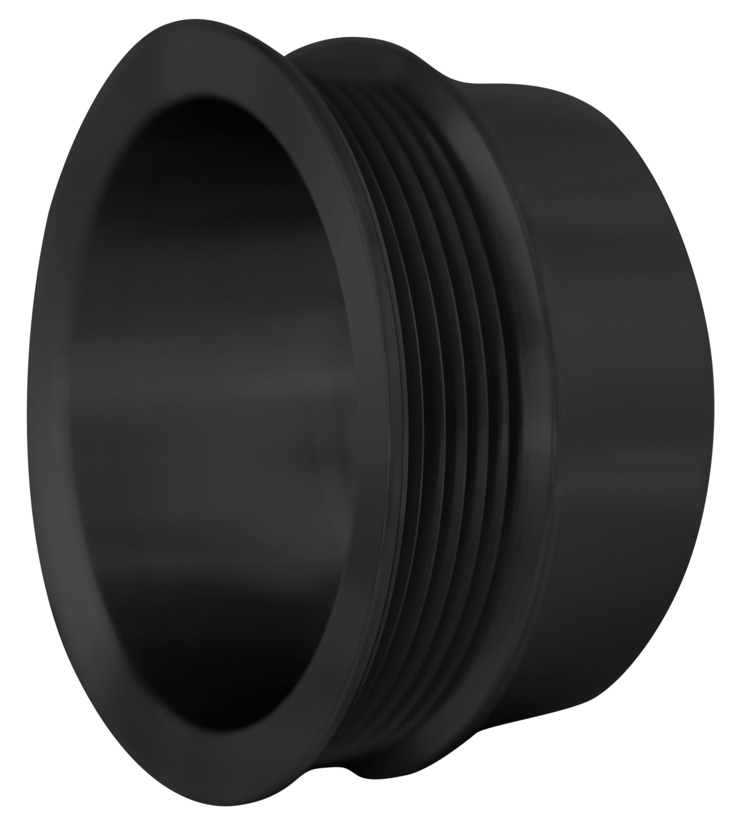 Small Block Ford Serpentine Crankshaft Pulley - '79-93 - Reverse - Black