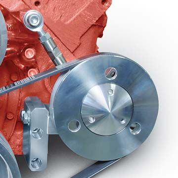 Small Block Chevy Adjustable Power Steering Bracket - GM Type II