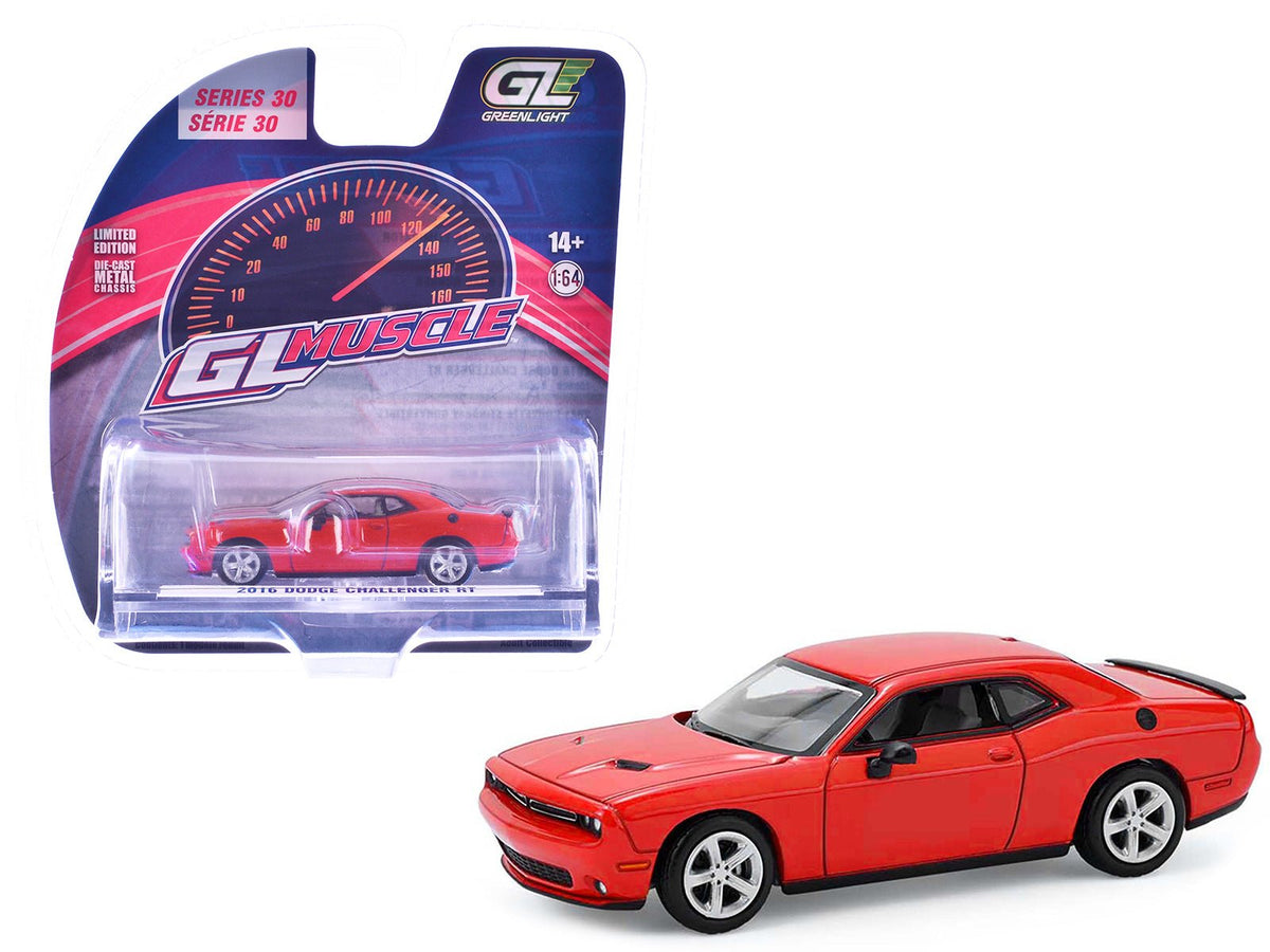 2016 Dodge Challenger RT Torred "GreenLight Muscle" Series 30 1/64 Diecast Model Car by Greenlight free shipping USA