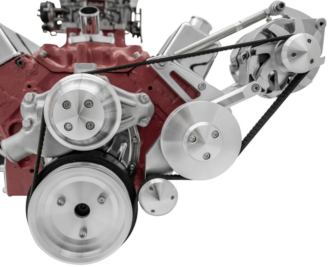 Big Block Chevy High Flow Serpentine Conversion Deluxe - Outward - GMT2