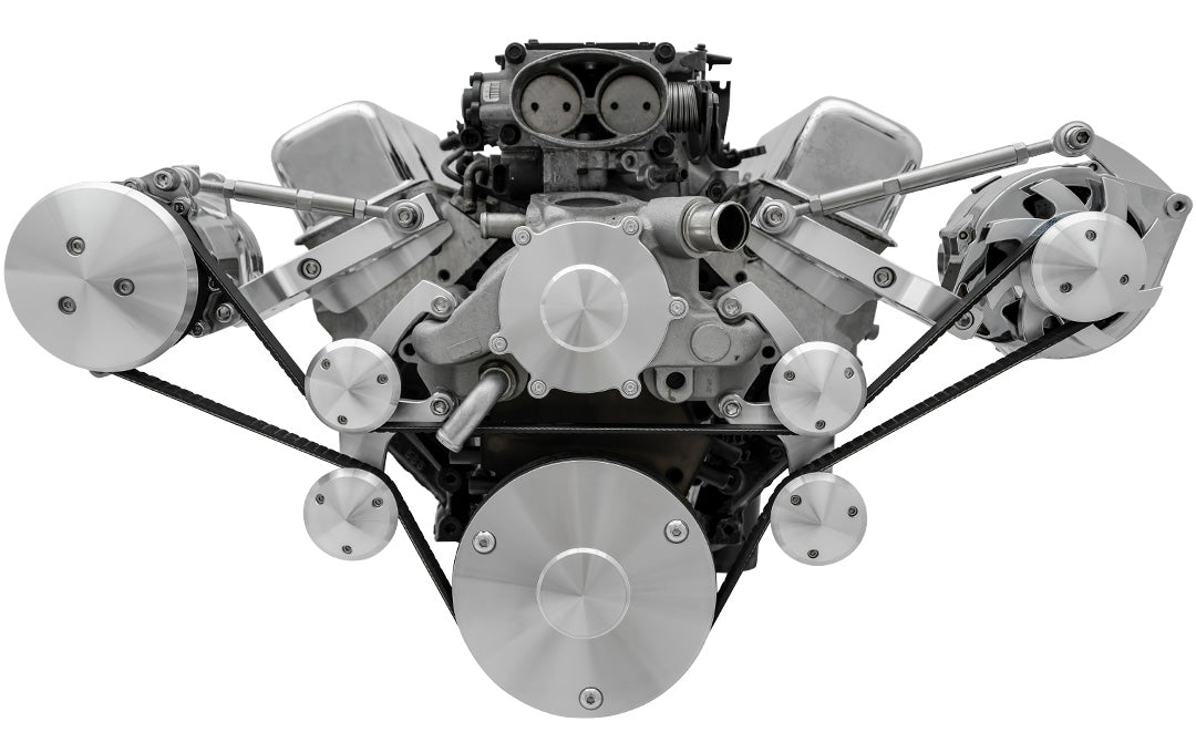 Chevy LT1 Gen II Serpentine Conversion - Outward - AC & ALT - Corvette