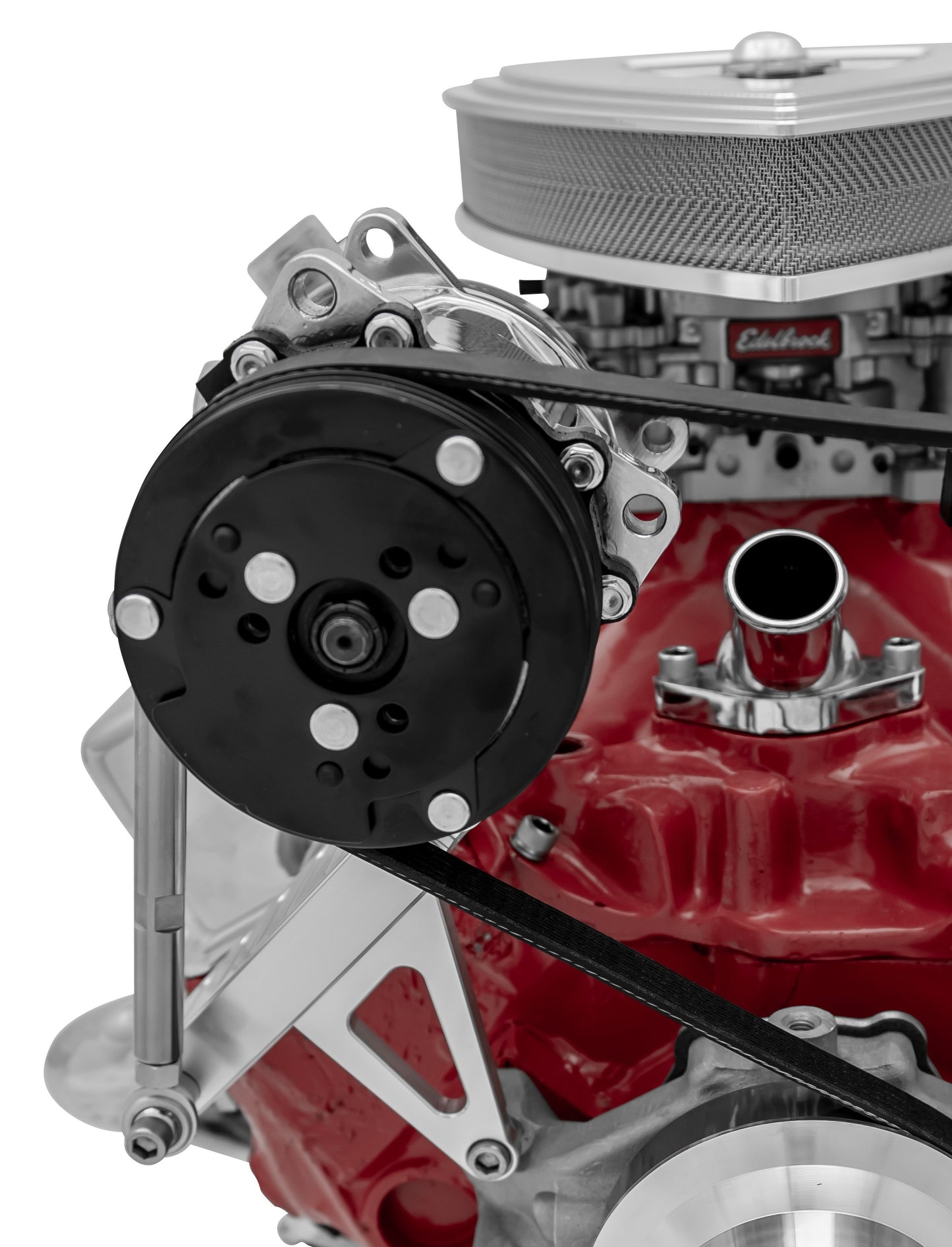 Small Block Chevy AC Bracket - Inward - Passenger - SWP