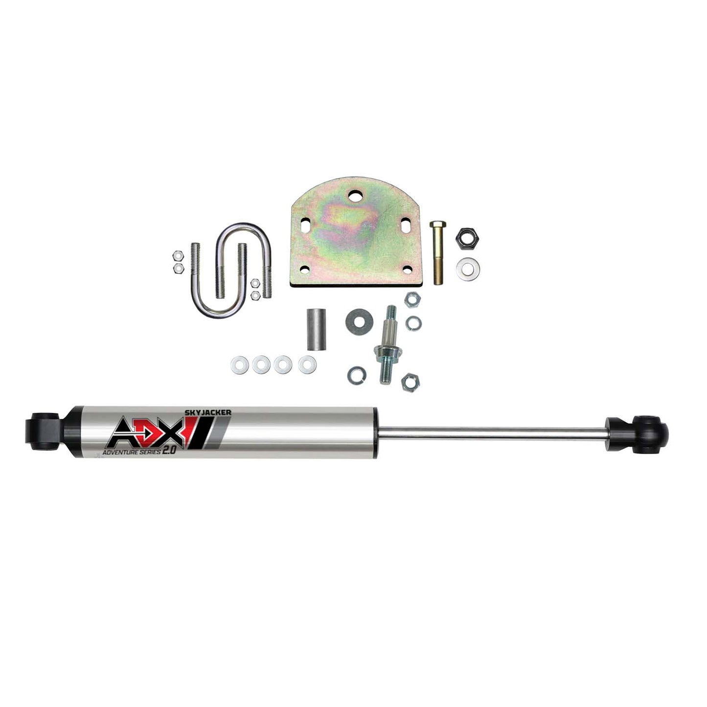 ADX 2.0 CNC Machined Polished Aluminum Single Stabilizer Kit.