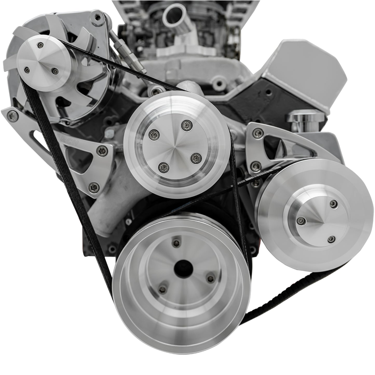 Small Block Chevy Ultra Serpentine Conversion System (PS/ALT)