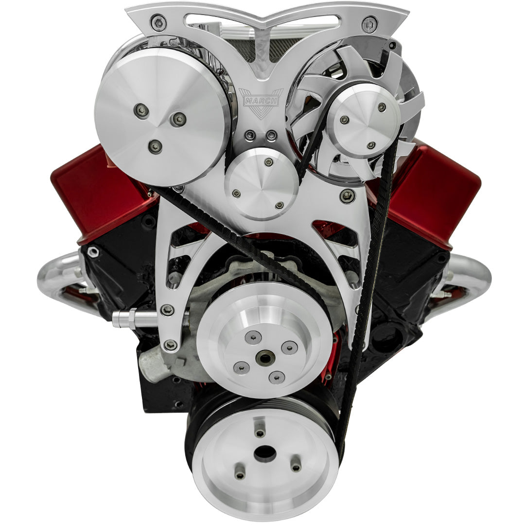 Small Block Chevy Style Track - Street Rod - AC & ALT