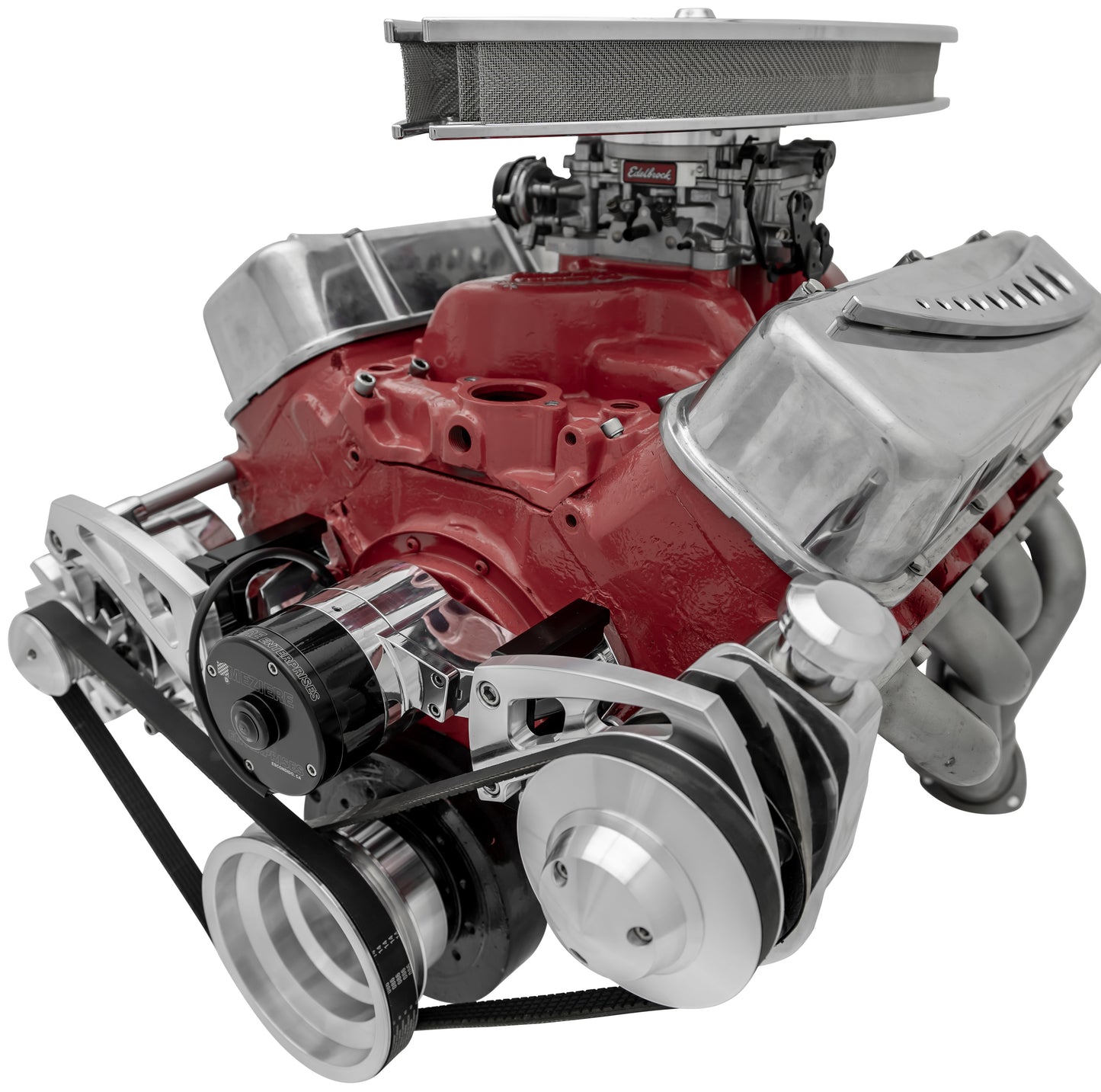 Big Block Chevy Serpentine Conversion - EWP - PS & ALT - Saginaw-Key