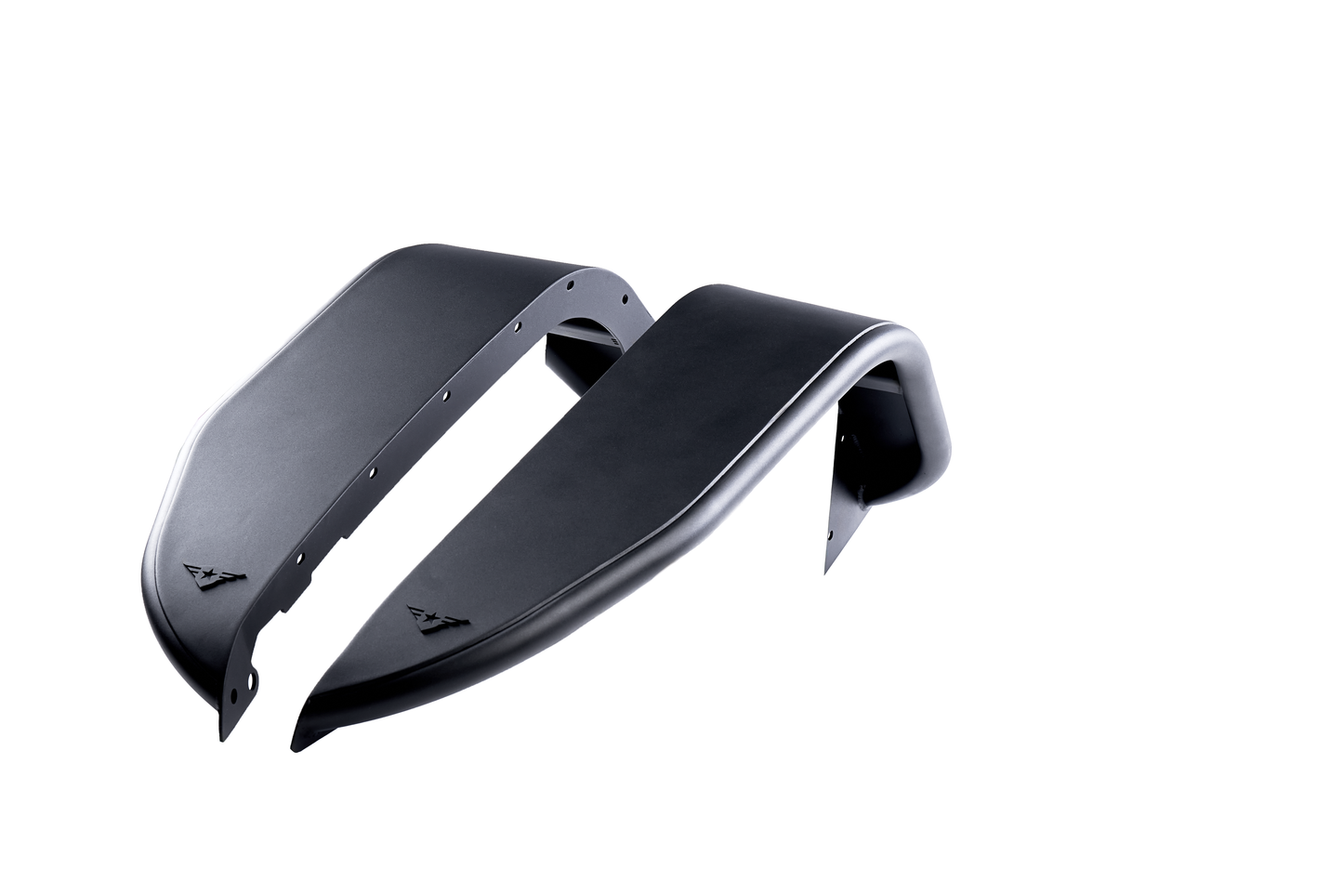 Jeep JL/JLU Full Assault Black Aluminum Fender Kit - Front
