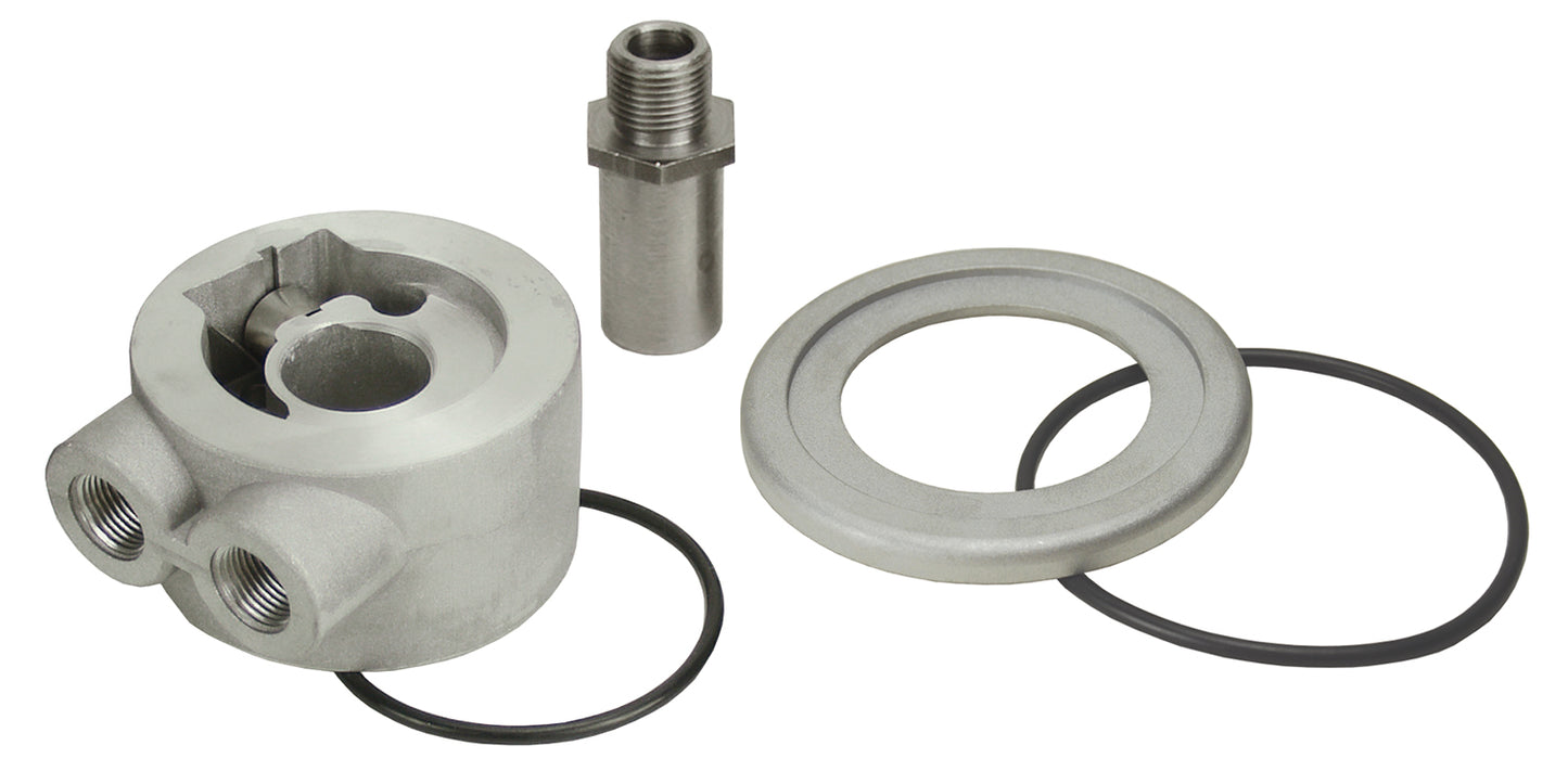 Thermostatic Sandwich Adapter With 3/8" NPT Ports And 13/16"-16 Filter Thread