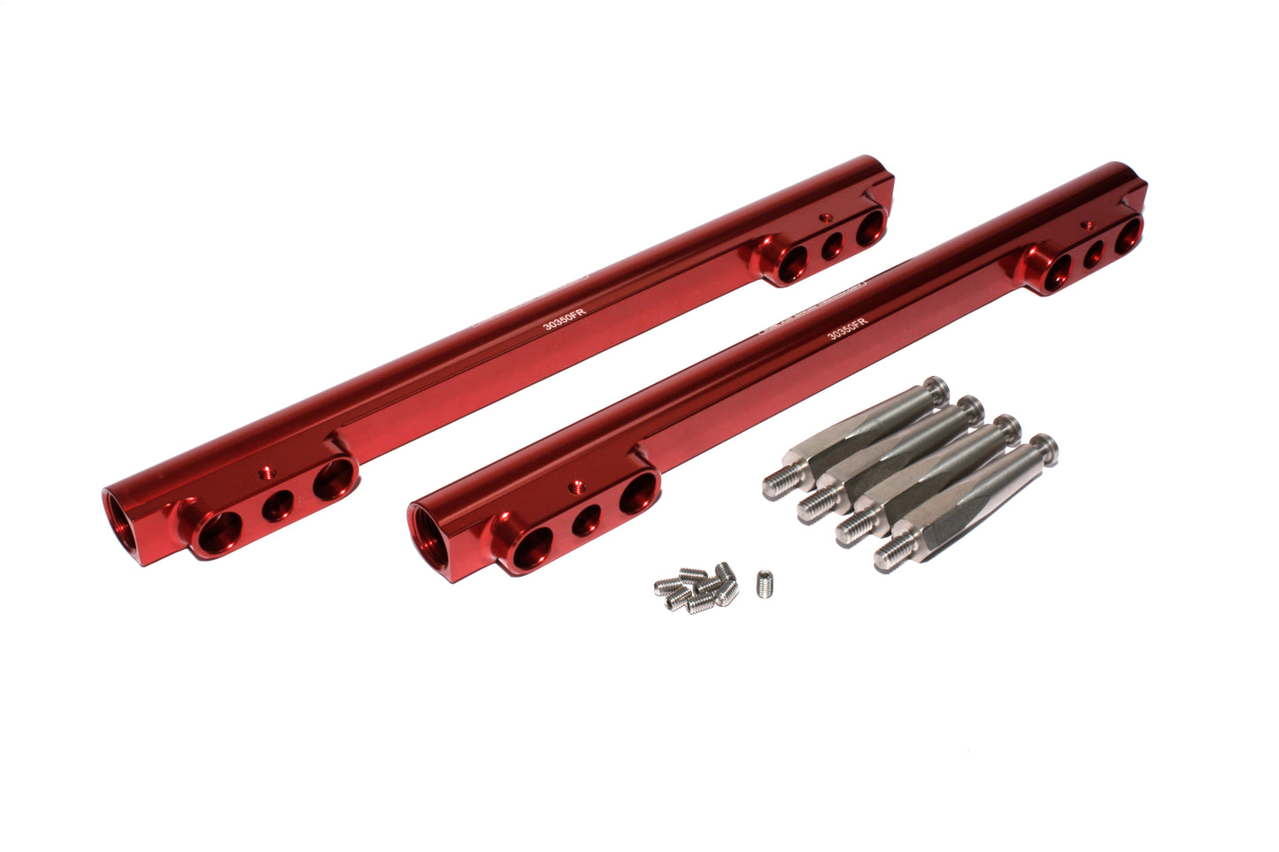 Billet Fuel Rail Kit For EFI 4150 Flange Small Block Chevrolet Manifolds