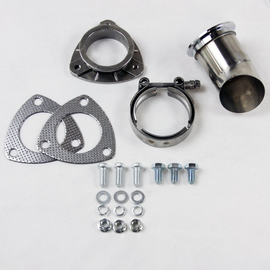 Granatelli 2.5 In. (63mm) Turn Down With V Band And Gaskets
