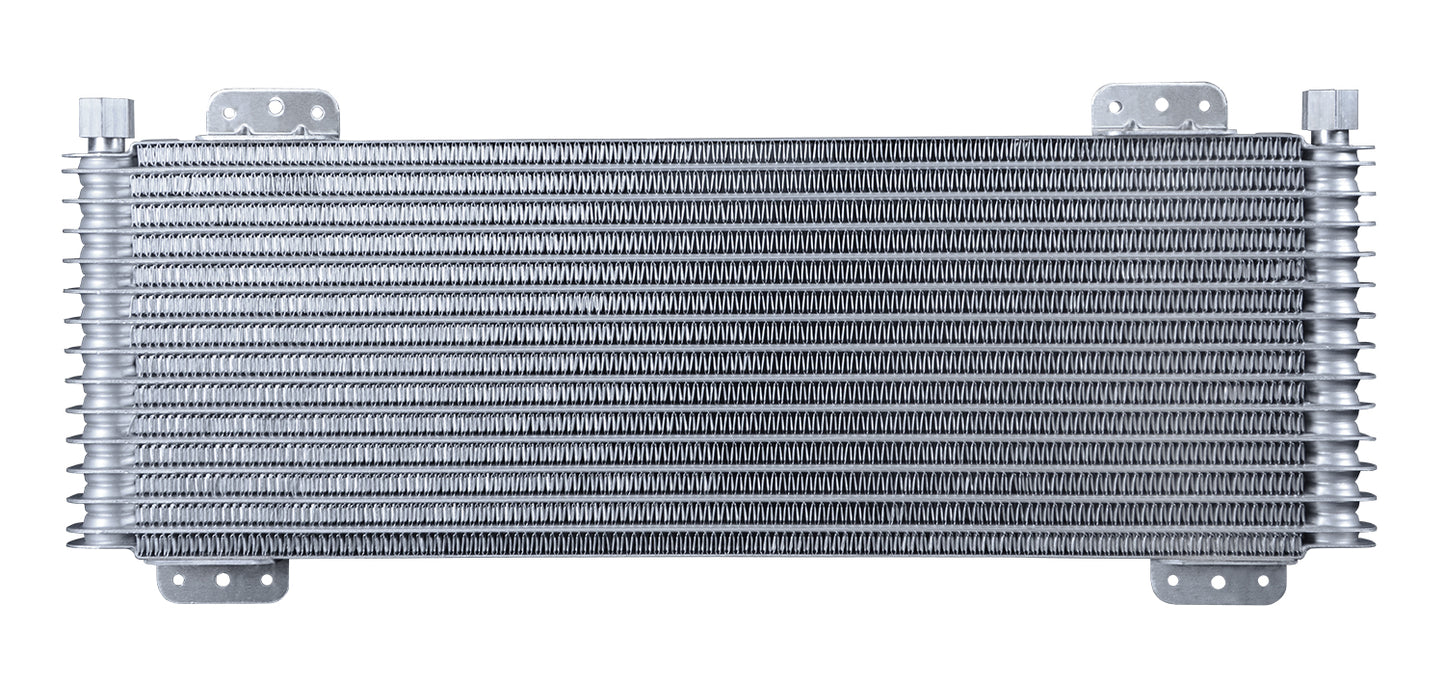 13 Row Series 9500 Plate & Fin Transmission Cooler 5/8" Inverted Flare