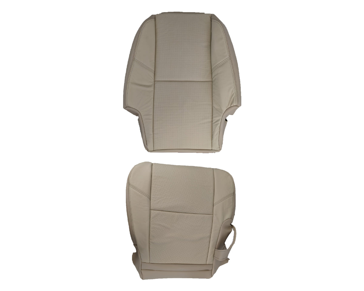 2009 - 2014 Cadillac Escalade Second Row Seat Cover in Light Cashmere Tan (PERFORATED)