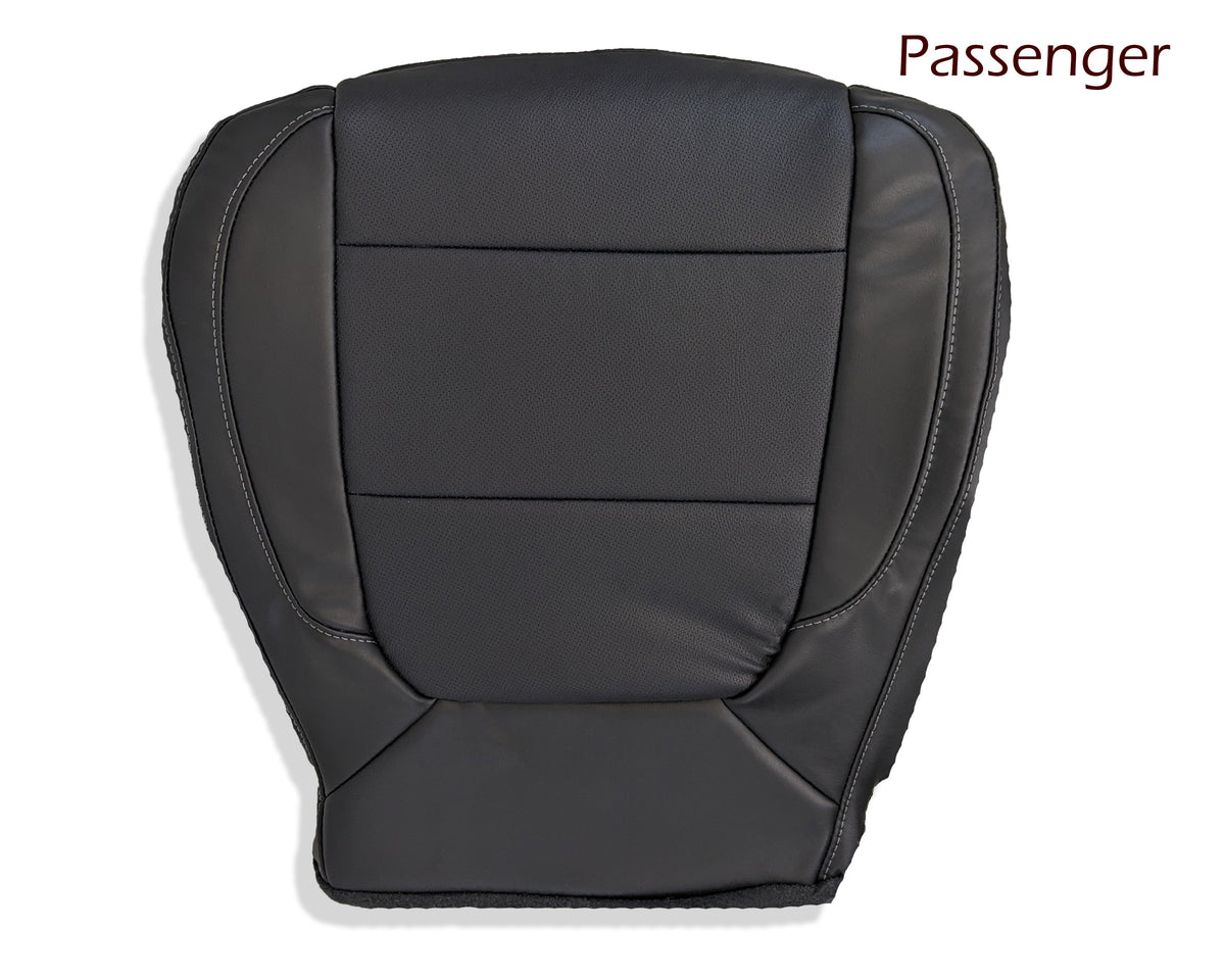 2019-2021 Chevy Silverado & GMC Sierra Perforated Leather Seat Cover Replacement in Black
