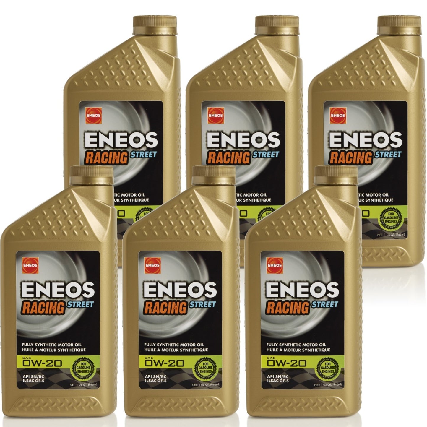 ENEOS Racing Street 0W-20 OIL 6x1qt