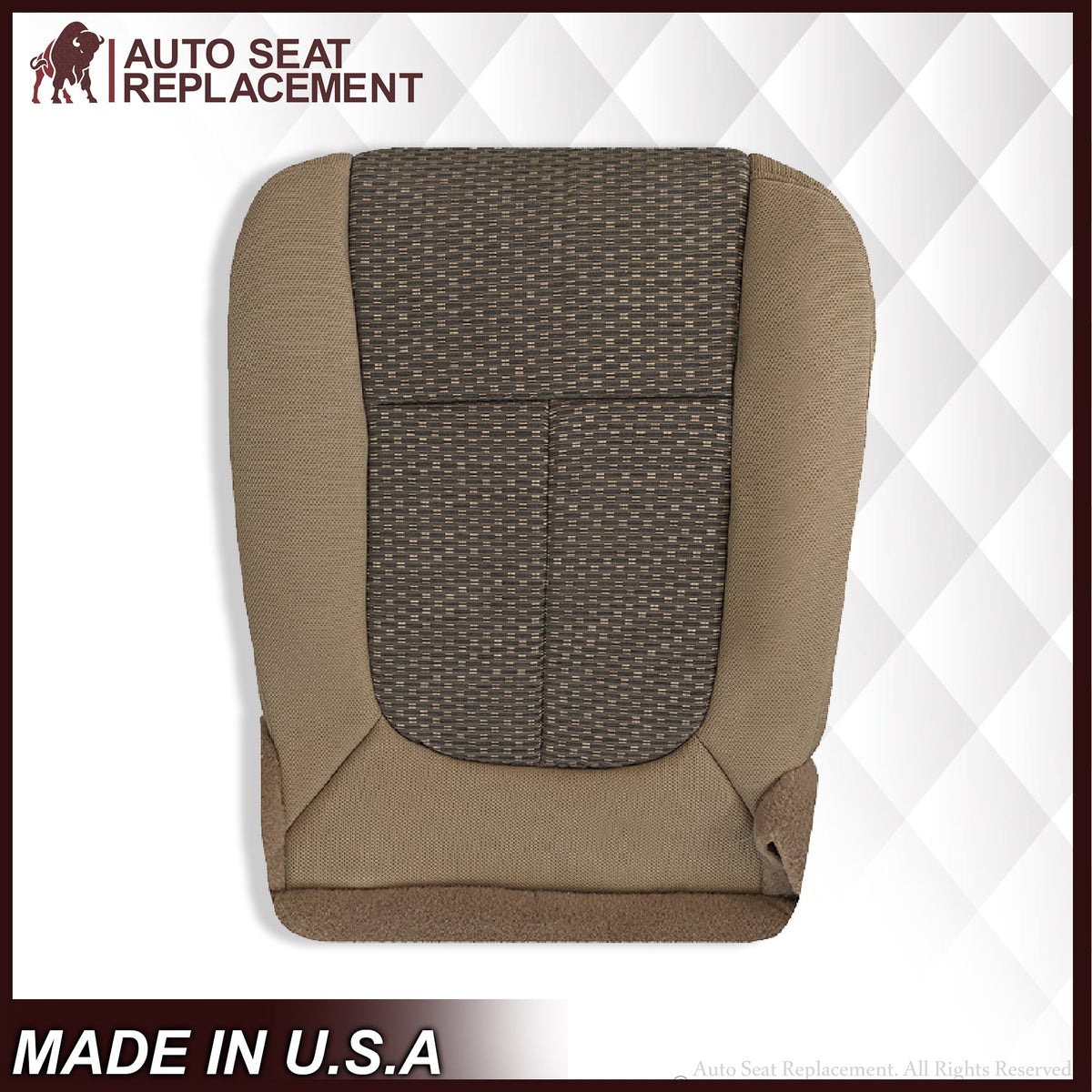 2011 2012 2013 2014 Ford F250 F350 XLT Bottom Cloth Seat Cover Tan